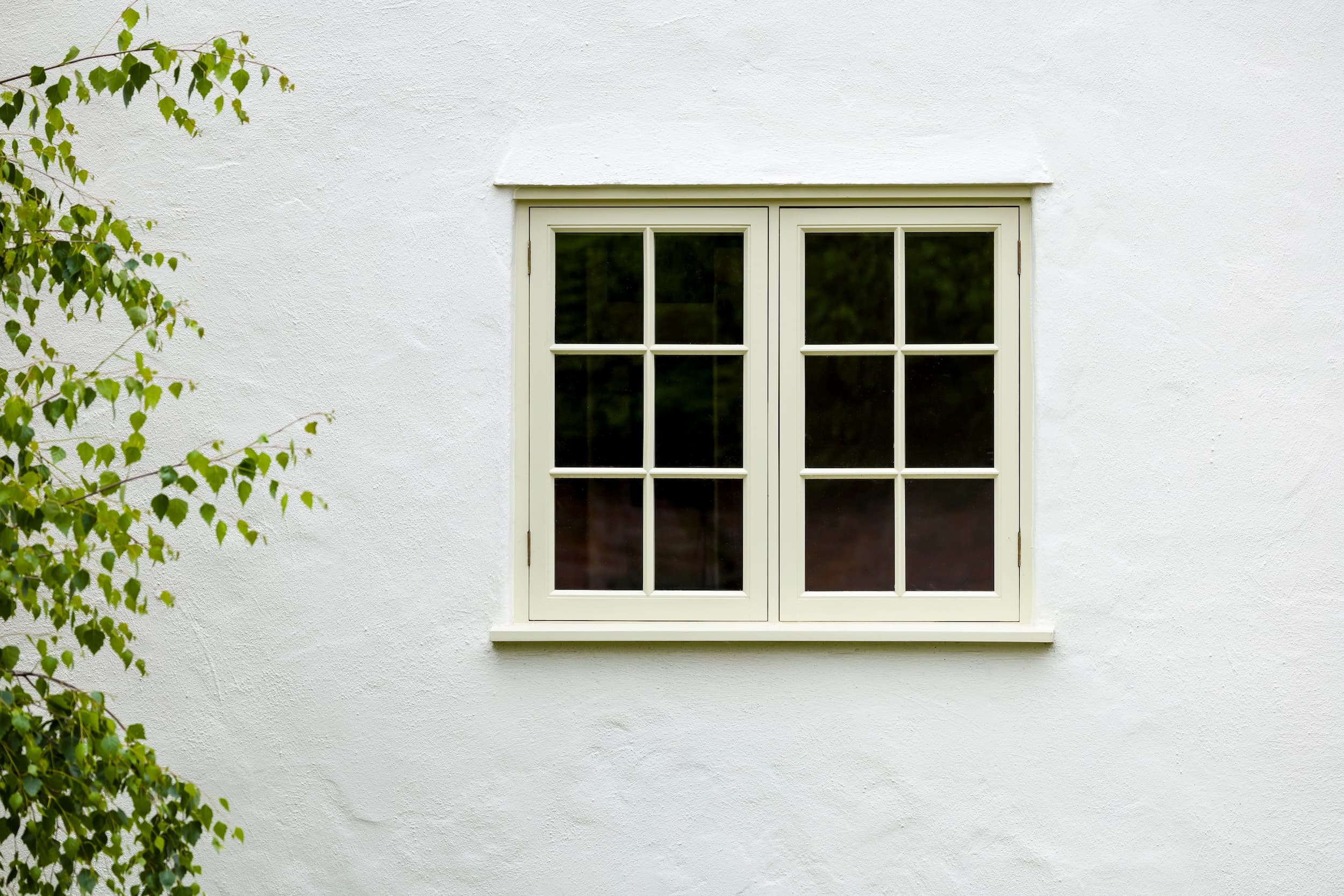 A white casement window for a home in Wiltshire.