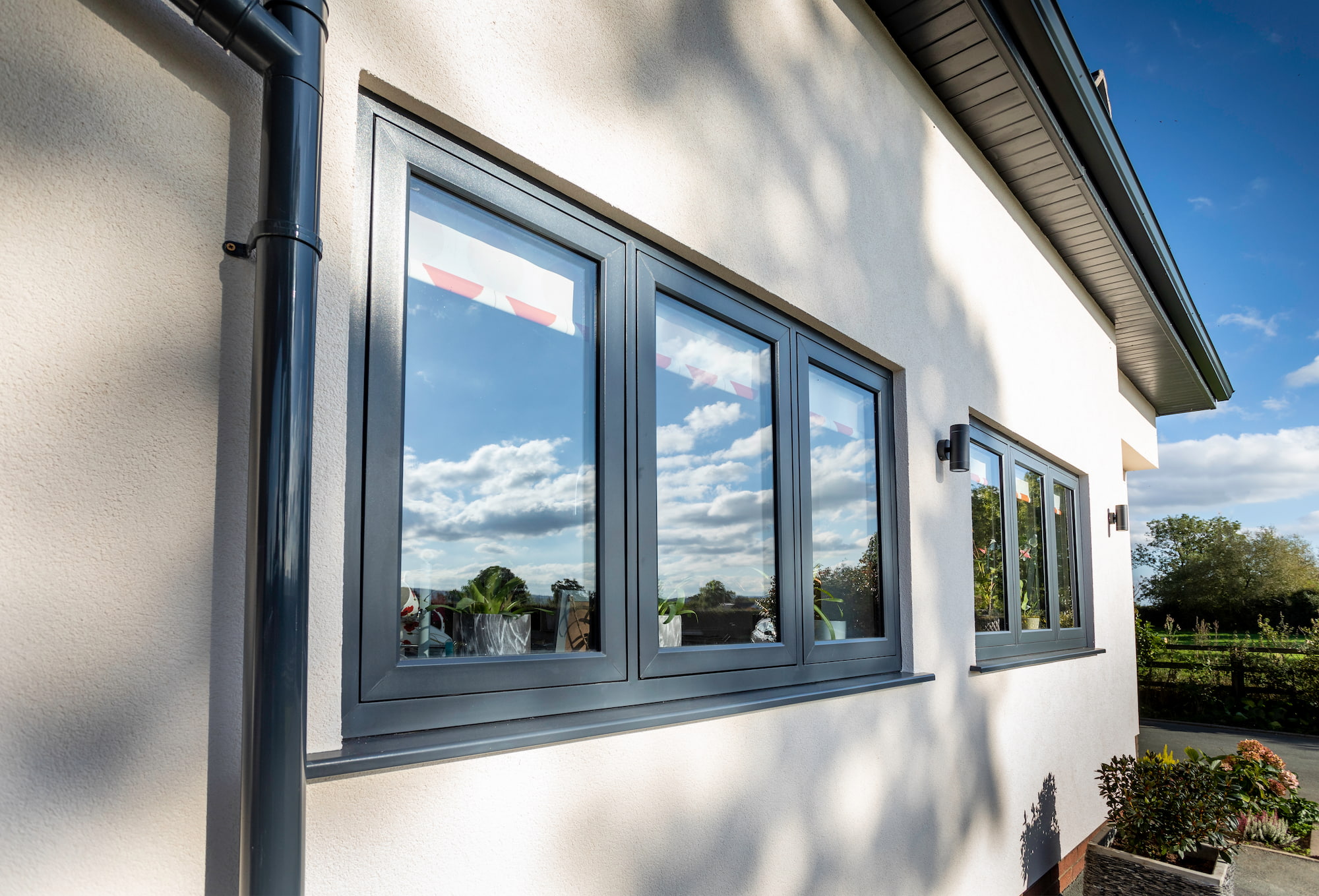 uPVC flush casement windows in Wiltshire