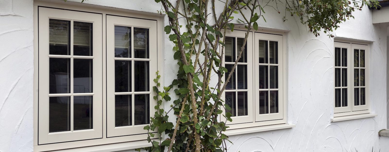 White French casement windows in Wiltshire