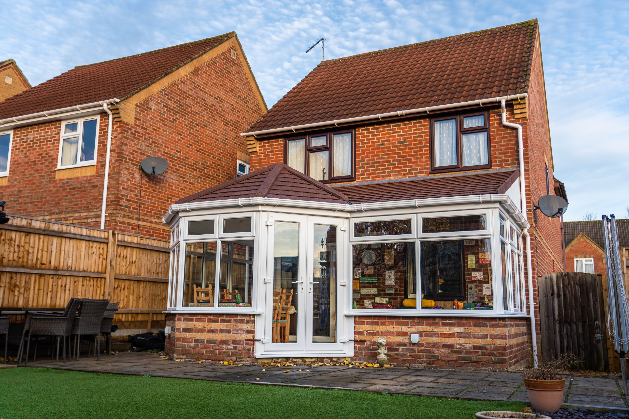 p shaped conservatory